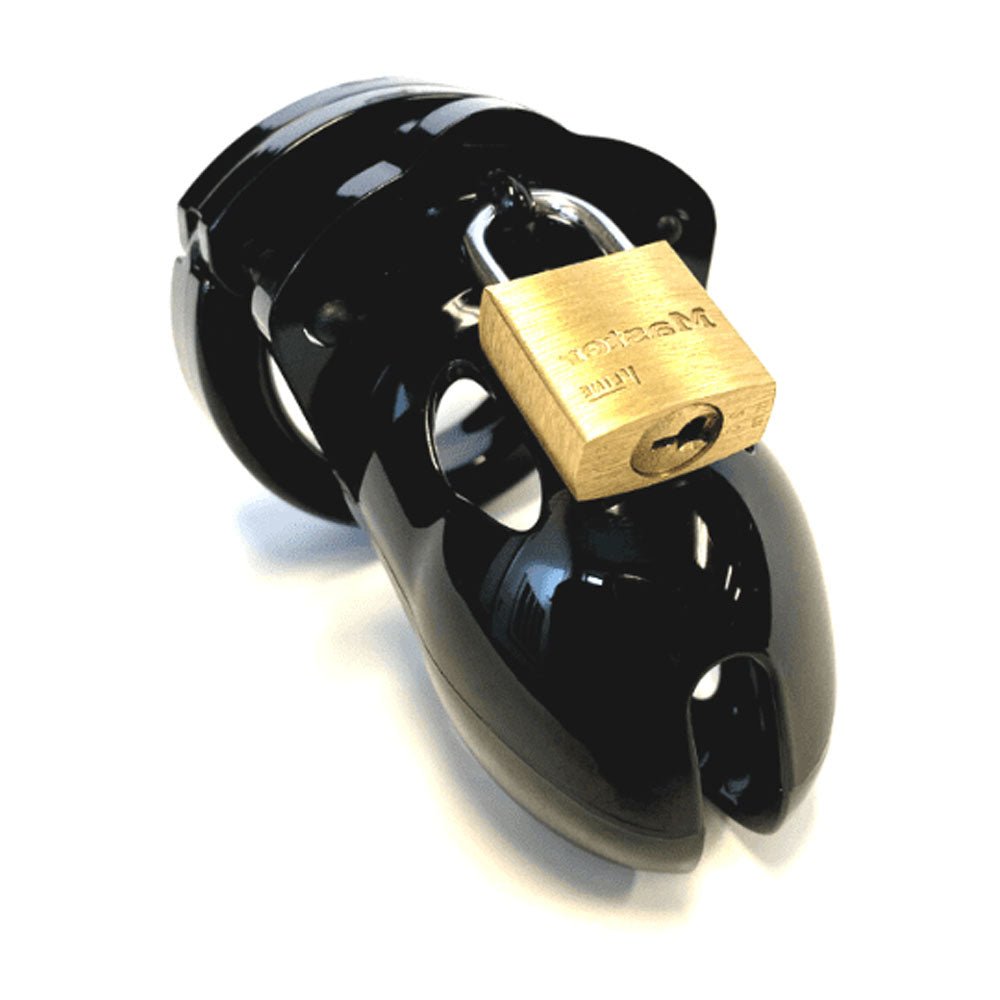 Mr. Stubb Chastity Cock Cage Kit - Black 1.75 Inch Cock Cage Kit